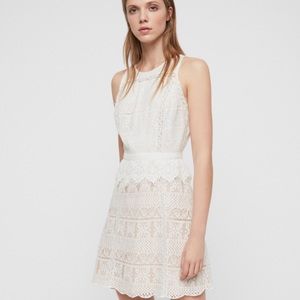 Allsaints Melia little white dress